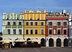 Las kamienice ormiańskie ("casas armenias") de Zamosc, Renacimiento polaco.