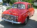 Renault Dauphine, parrilla para el enfriamiento del motor trasero.