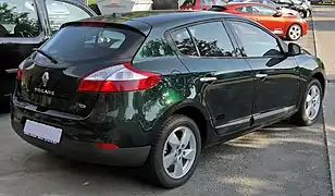 Renault Mégane de cinco puertas.