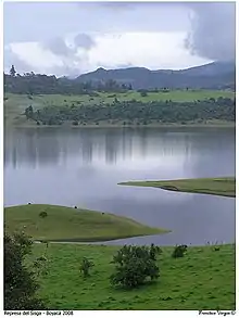 Represa del Sisga, en Chocontá.