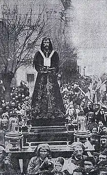 Jesús Rescatado en el Santo Entierro de 1898.