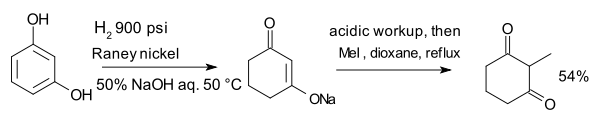 Resorcinol hydrogenation