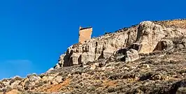 Restos de la ermita de San Cristóbal.
