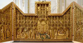 Retablo de la Crucifixión, panel central.