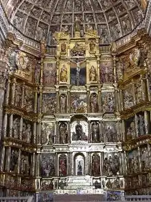 Retablo mayor de San Jerónimo en Granada, de Pablo de Rojas.