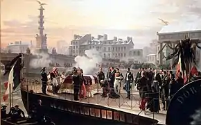 Arrivée des cendres de Napoléon à Courbevoie.