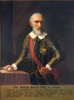 Retrato de Martín García Oñez de Loyola.