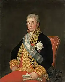 Goya, Retrato de José Antonio Marqués Caballero