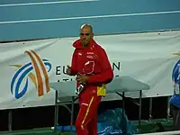 Reyes Estévez en el europeo de 2010.