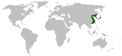 Distribución geográfica de R. tigrinus