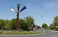 Rheinberg, la escultura en la rotonda