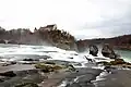 Cataratas del Rin con el castillo de Laufen al fondo