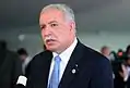 Riyad al-Maliki,  Ministro de Relaciones Exteriores de la Autoridad Nacional Palestina.