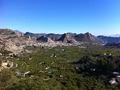 Ricote (Región de Murcia), un pueblo blanco entre el verde de la huerta (Valle de Ricote) y el gris de la sierra (Sierra de Ricote y la Navela).