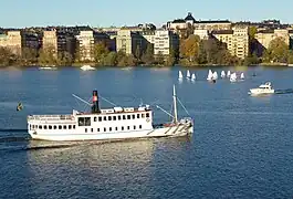 En otoño, visto desde Långholmen.