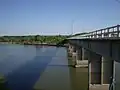 Puente sobre el Río Negro, en Paso Cordova.