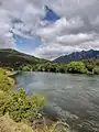 Río Carrileufú en Villa Rivadavia