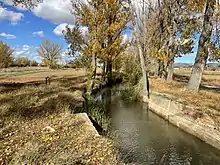 Río Jiloca a su paso por Santa Eulalia del Campo