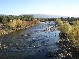 Vista del río Litrán.