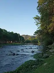 Rio Santa Rosa y puente colgante.