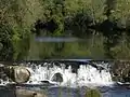 Pontemaceira sobre el río Tambre.