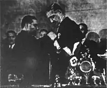 Chile. Investidura del presidente Juan Antonio Ríos, 3 de abril de 1942.