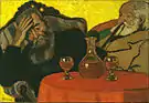 Mi padre y el tío Piacsek con vino tinto (1907)