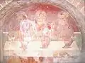 Fresco del presbiterio de la abadía de Santa María de Rivalta.