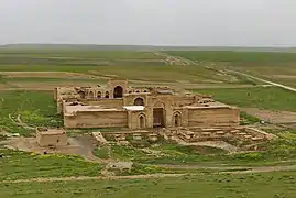 caravasar de Ribat-i Sharaf en Khorasan (noreste de Irán), construido en 1114-1115