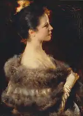 Dama con traje de noche (1893)