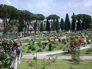 En Italia el Roseto comunale di Roma.