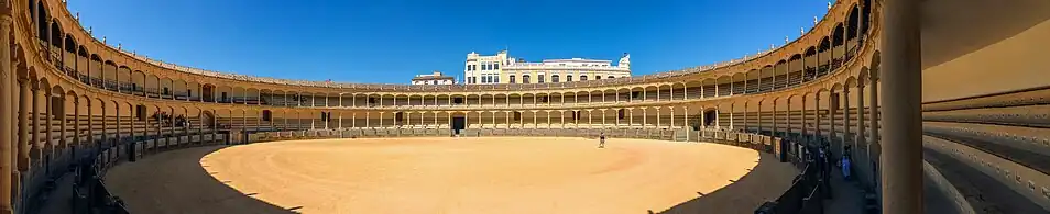 Panorama de la plaza de toros.