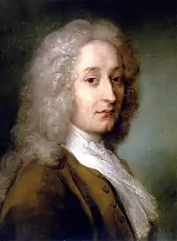 Retrato de Antoine Watteau, 1721.