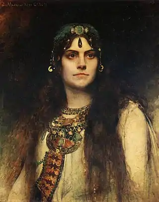 Rose Caron en el papel de Salambó por Léon Bonnat (1896).