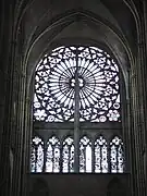 Rosetón norte de la catedral