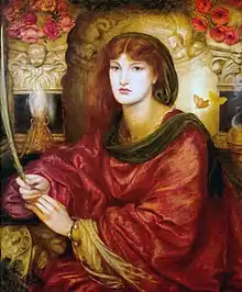 Sibylla Palmifera, por Rossetti (1870)