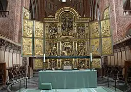 Retablo de la catedral de Roskilde.