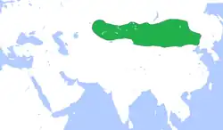 Ubicación de Rouran