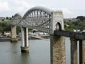 El puente Royal Albert (1854), entre Plymouth y Saltash, diseñado por Isambard Kingdom Brunel