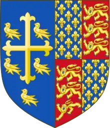 Escudo de Enrique II de Inglaterra.