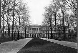 Former façade of the Royal Palace, Brussels (1820–1829)