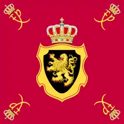 Estandarte real de Bélgica