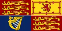 Estandarte real del Reino Unido(Excepto Escocia)