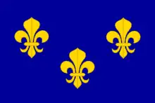 Bandera de Francia en los tiempos de Jacques Cartier (1534-1599)