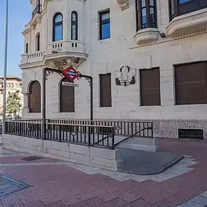 Estación de Rubén Darío del Metro de Madrid