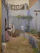 Santiago Rusiñol, El patio azul