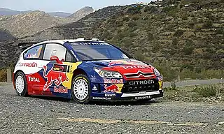 Sébastien Loeb en el Rally de Chipre 2009.