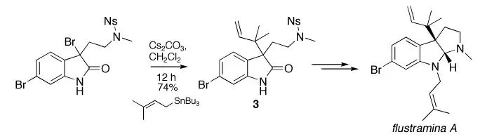 Fuchs synthesis of flustramine A