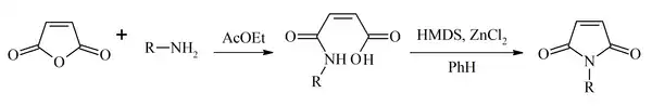 Synthetic sequence of maleimides synthesis