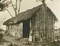 Primera oficina, construida en 1836 en Kingscote, Isla Canguro. (ca.1870)